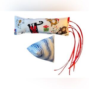 Cat Kicker And Pyramid Toy With Catnip New Gift